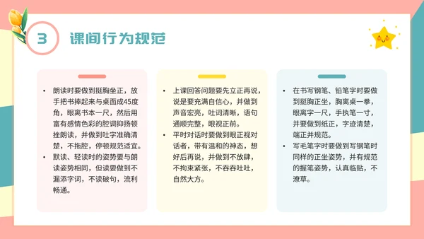 践行行为规范争做文明学生行为PPT模板