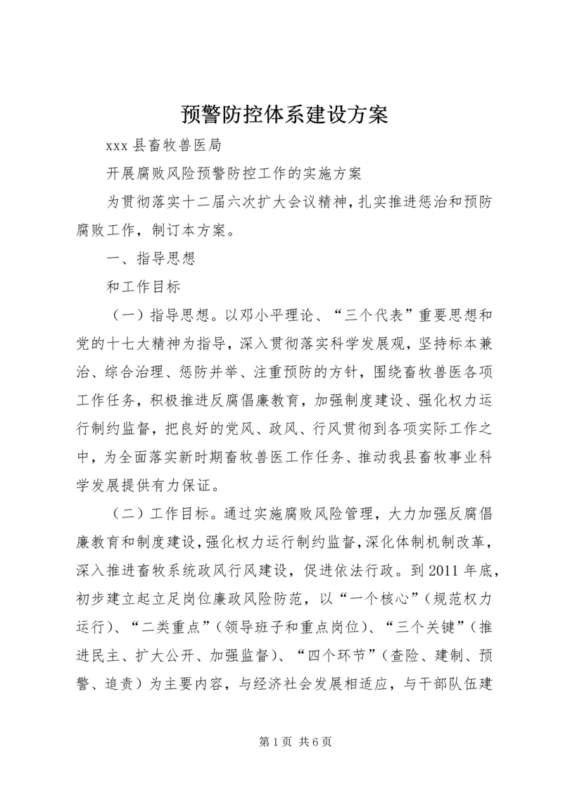 预警防控体系建设方案.docx