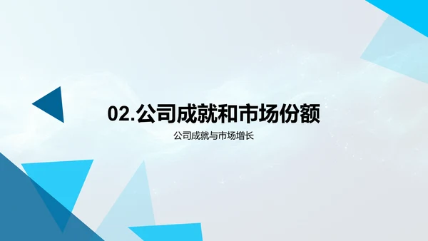 科技数码半年报告PPT模板