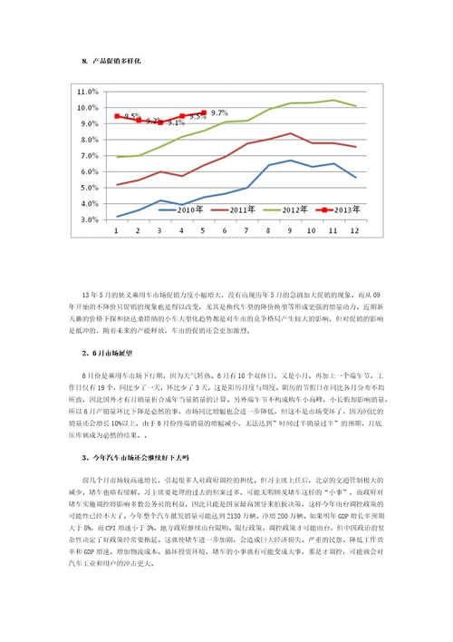 XXXX年5月份中国汽车市场产销分析报告