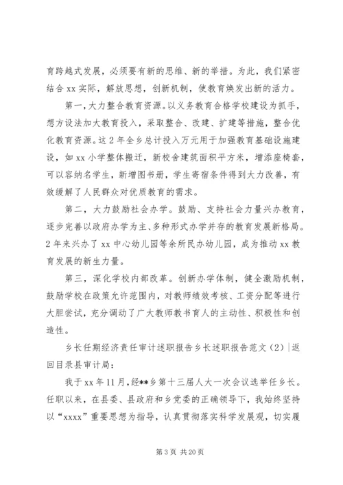 乡长述职报告范文4篇.docx