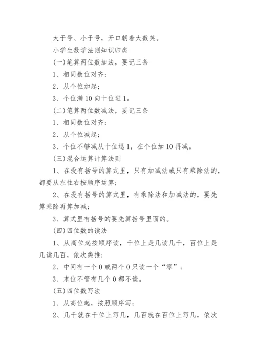 小学数学概念知识点总结大全.docx