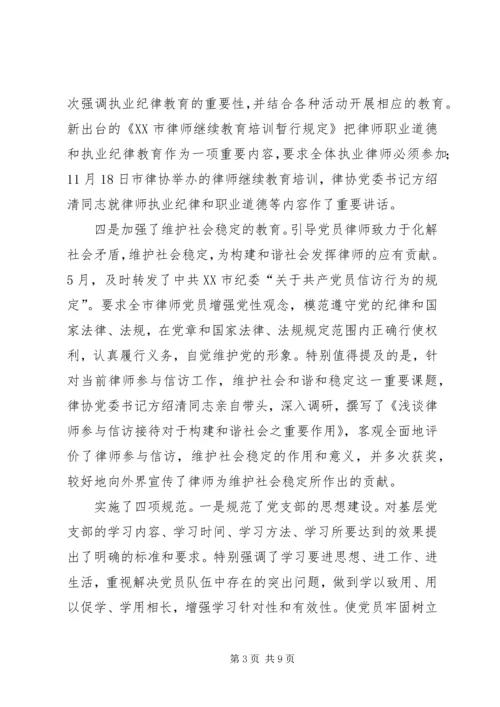 市律协纪委年终工作总结及明年工作计划 (2).docx