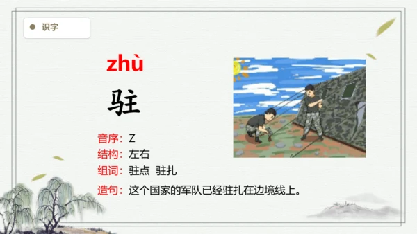 【2024秋季学期】语文四上语文园地二  生字识记课件