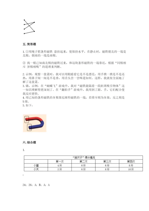 教科版二年级下册科学期末测试卷附参考答案【达标题】.docx