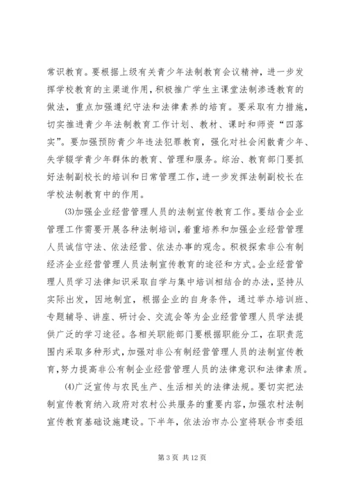 普法依法治市工作计划.docx