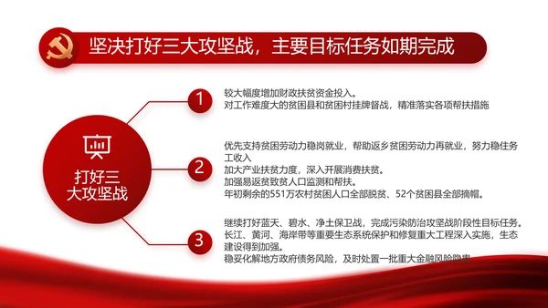 红色党建党支部工作总结汇报计划PPT党课