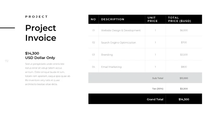 创意黑白调极简主义公司简介动态PPT模板