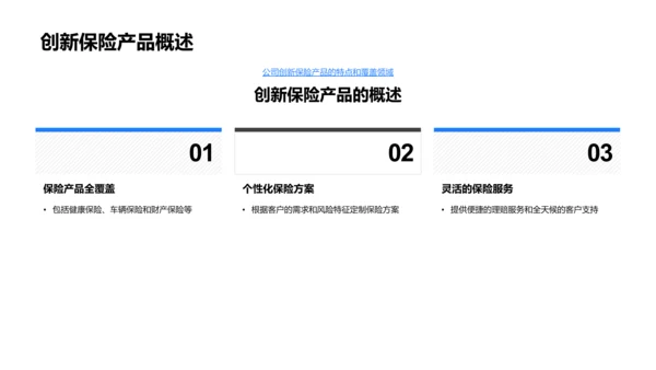 保险创新产品路演PPT模板