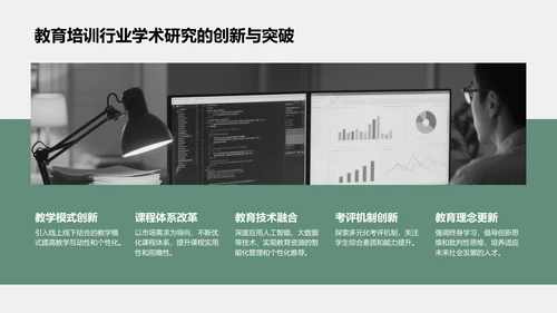 绿色商务风学术研究背景与方法汇报PPT模板