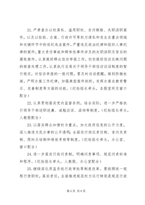 质监局腐败体系预防方案.docx