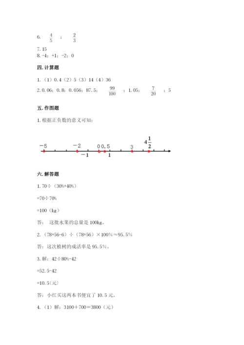 北师大版六年级下册数学期末测试卷附参考答案【研优卷】.docx