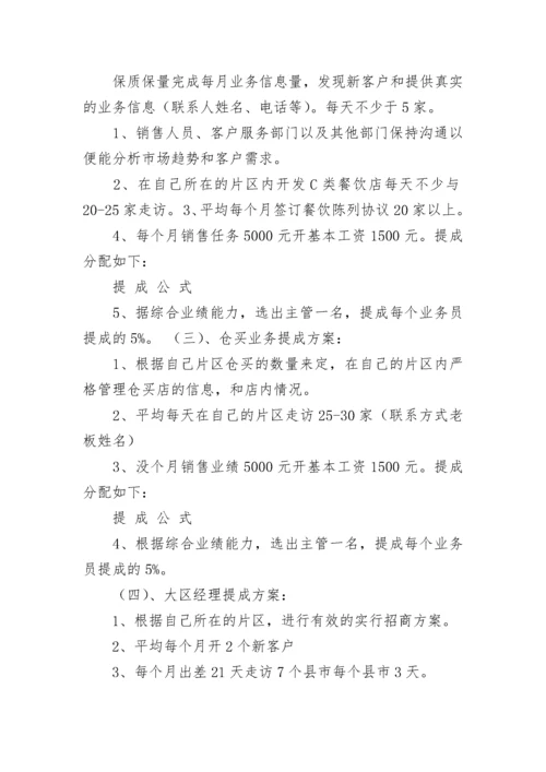 企业员工业务销售提成方案7篇.docx