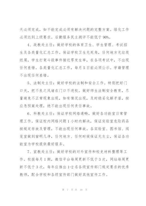 学校中层干部竞聘上岗实施方案.docx