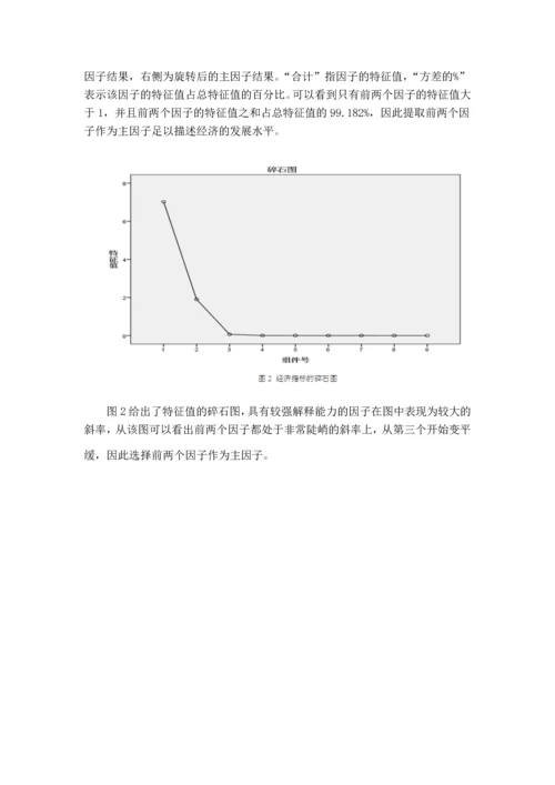 SPSS课程设计--SPSS在经济中的应用分析.docx