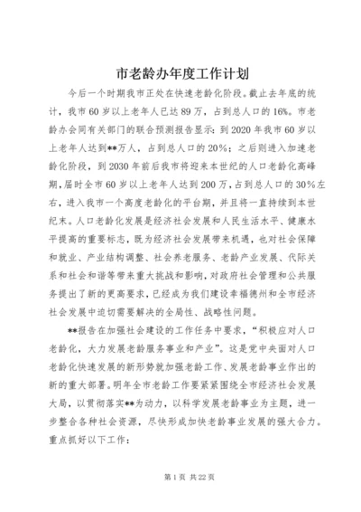 市老龄办年度工作计划 (2).docx