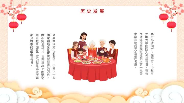 剪纸中国风春节年味节日介绍PPT模板