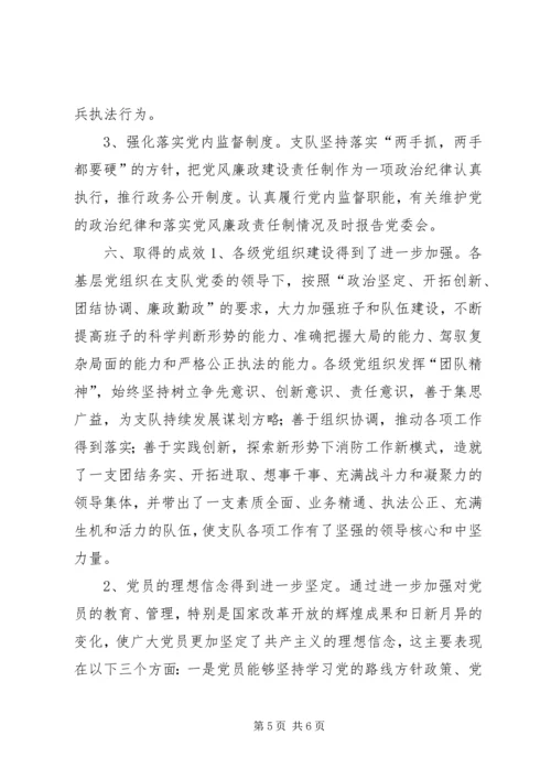 消防支队党建工作经验汇报 (5).docx