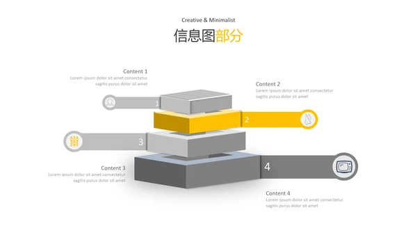 现代橙色简洁设计公司简介商务PPT模板