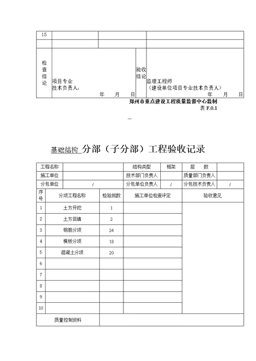 建筑工程竣工验收技术资料