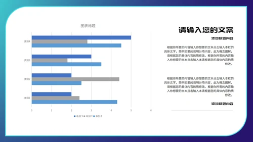 蓝色科技风数据报告PPT模板