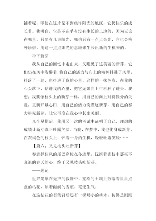又见枝头吐新芽作文800字.docx