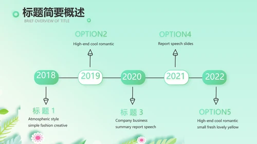 绿色小清新饮食与健康管理PPT动态模板