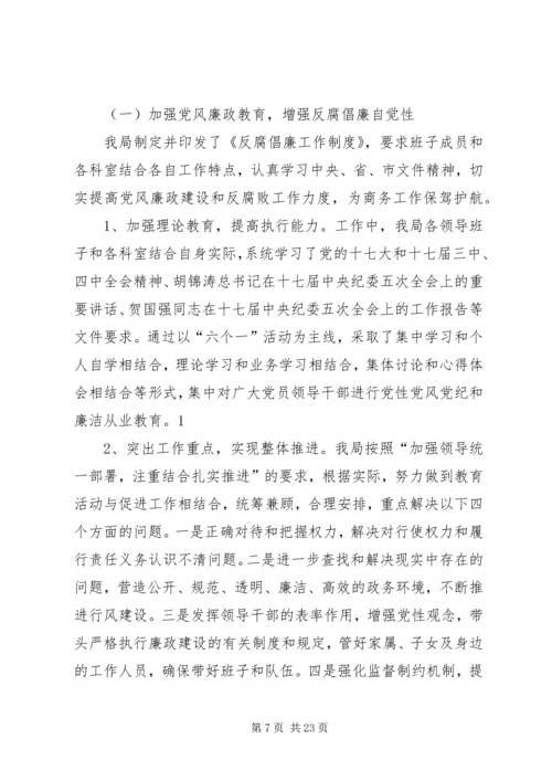 反腐倡廉工作报告.docx