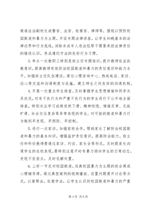 小学防治校园欺凌工作实施方案.docx