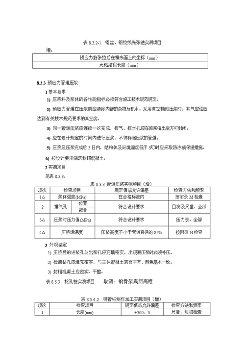 《公路工程质量检验评定标准》应修订的内容