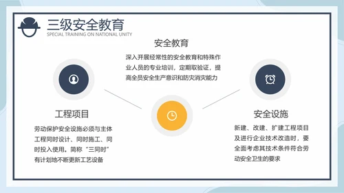 建筑新工人三级安全教育培训ppt模板
