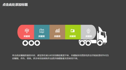 美丽乡村建设汇报扁平化卡通通用PPT模板
