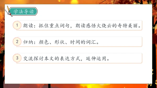 【核心素养】部编版语文三年级下册-24. 火烧云 第2课时（课件）