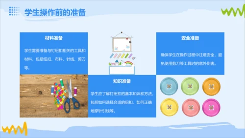 项目一 钉纽扣（课件）2023-2024学年六年级劳动下册同步精品课堂系列（人教版）