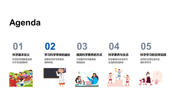 科学学习的重要性PPT模板