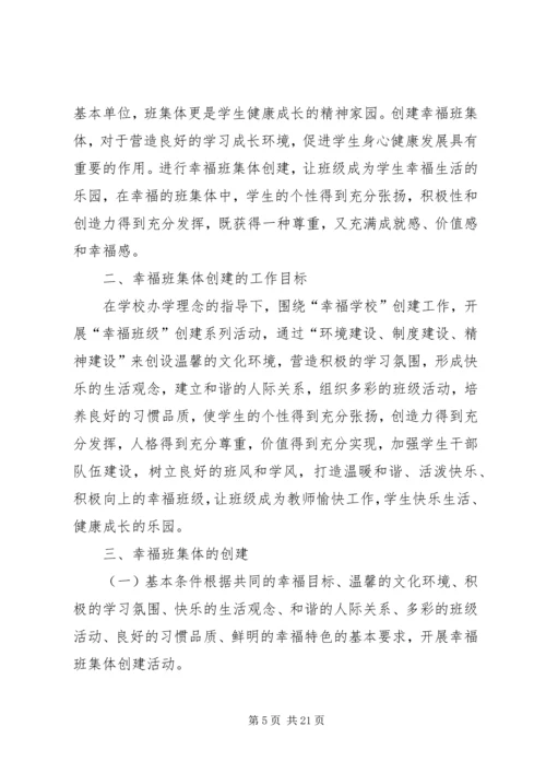 羊楼小学“幸福班级”建设评比方案.docx