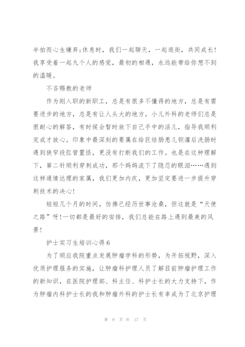 护士实习生培训心得十篇.docx