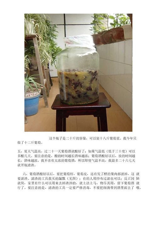 酿造葡萄酒的方法