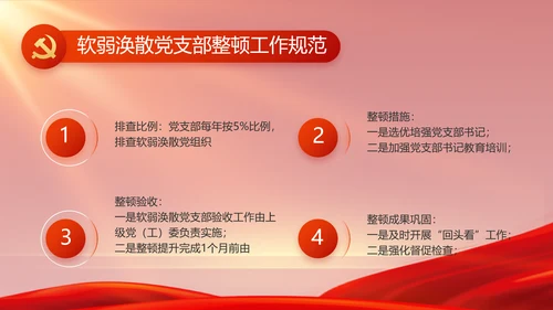 红色党史学习教育工作总结动态PPT