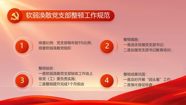 红色党史学习教育工作总结动态PPT