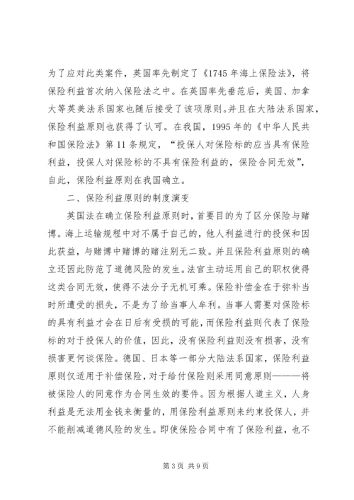保险利益原则变迁分析.docx