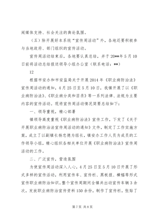 职业病防治法宣传周活动方案.docx