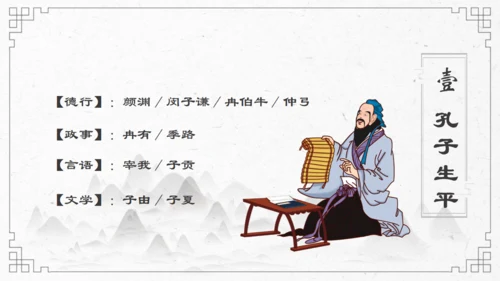 孔子国学教育儒家文化通用PPT模板