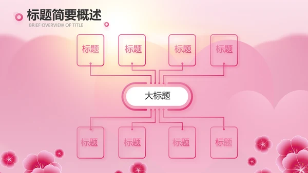 粉色美容院礼仪培训动态PPT模板