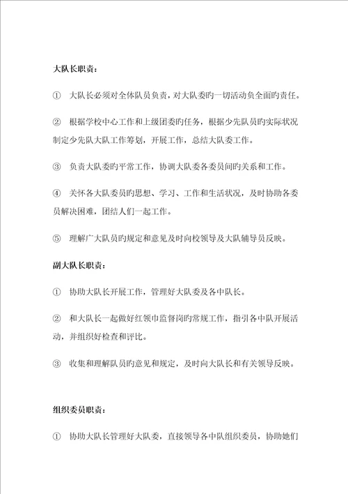 少先队大队委建设专题方案