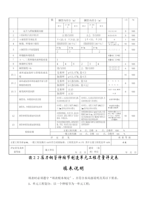 水利水电工程施工质量评定表填表说明与示例(试行)第三.docx