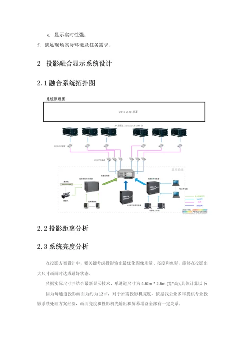 投影融合核心技术专业方案模版三.docx