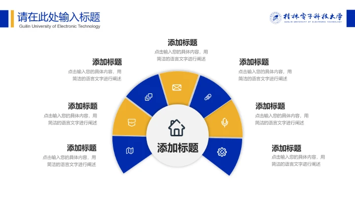 桂电电子科技大学专属学术汇报毕业答辩教学课件通用PPT模板