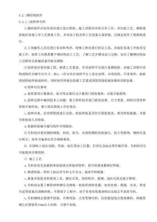 厂区综合管道支架钢结构综合重点工程综合标准施工专业方案.docx