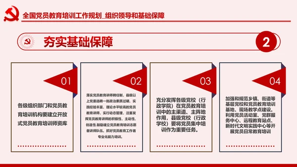 学习解读全国党员教育培训工作规划PPT微党课